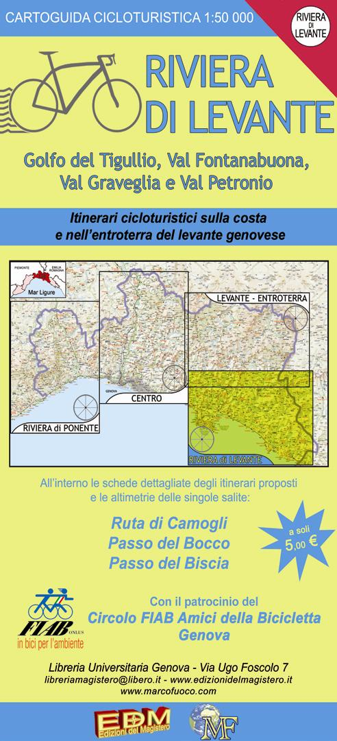 Cartoguida cicloturistica della prov. di Genova "Riviera di Levante"